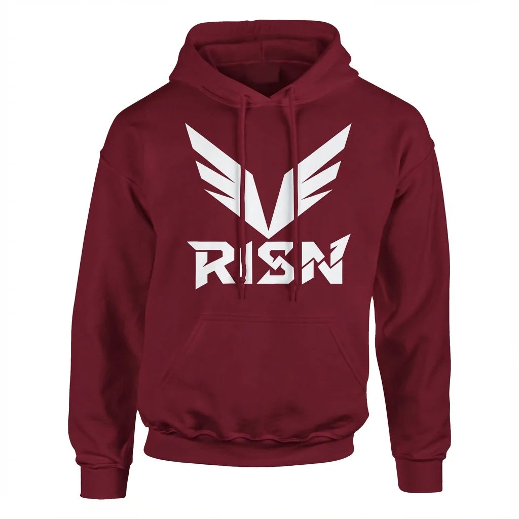 Sudadera RISN Logo Burdeos